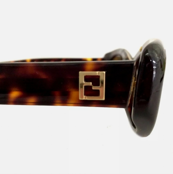 FENDI FF LOGO TORTOISESHELL SUNGLASSES/N3613 - Picture 6 of 9